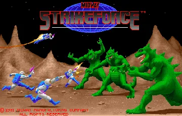 Strike Force (rev 1 02/25/91) screen shot title